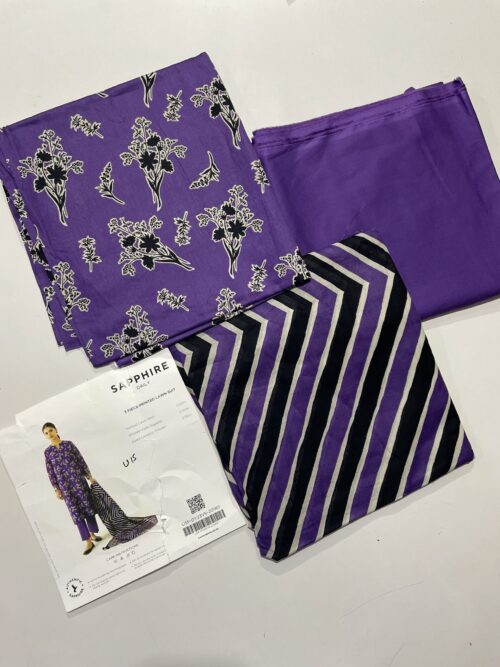 U15 SAPPHIRE Printed Lawn Suits For Women And Girls.