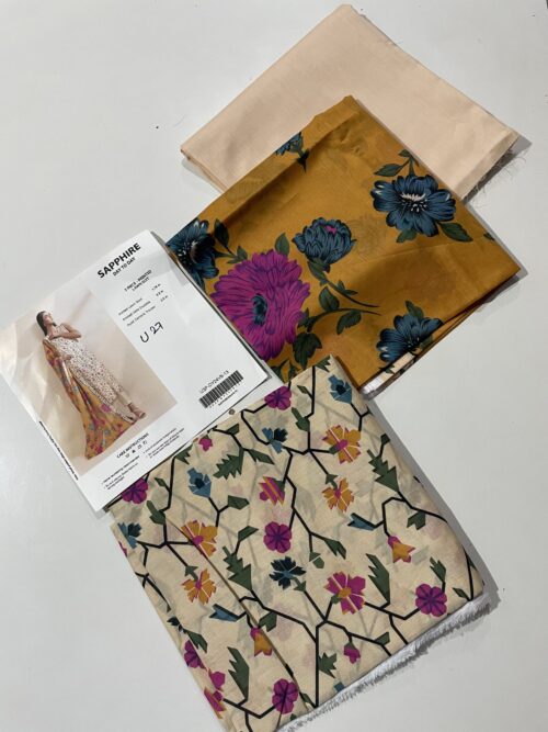 U27 SAPPHIRE Printed Lawn Suits For Women And Girls.