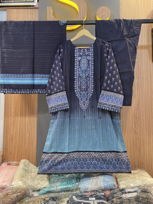 230 Original 3pcs Tawakkal brand ready made suit - Image 2