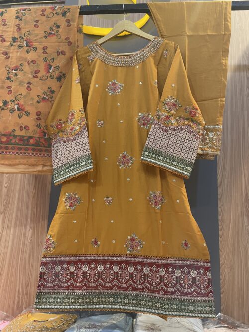 276 Original 3pcs Bin Saeed brand ready made suit