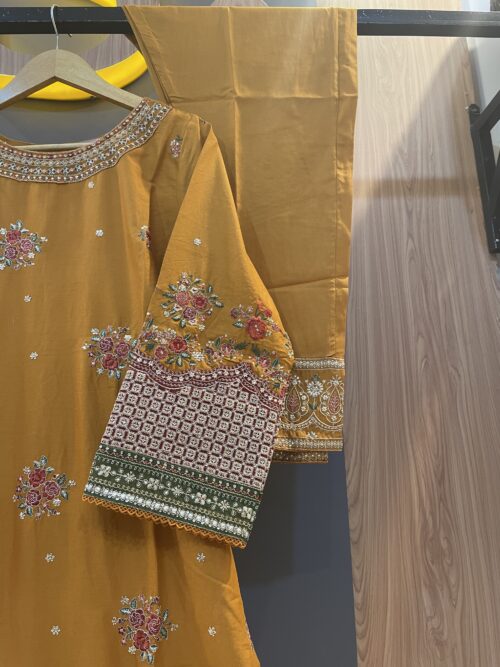 276 Original 3pcs Bin Saeed brand ready made suit - Image 2