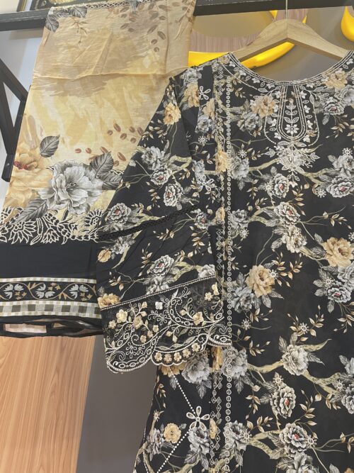 281 Original 3pcs Bin Saeed brand ready made suit - Image 4