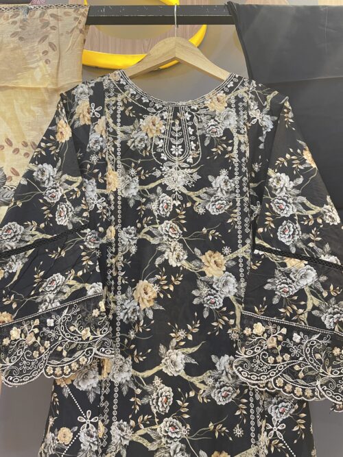 281 Original 3pcs Bin Saeed brand ready made suit - Image 2
