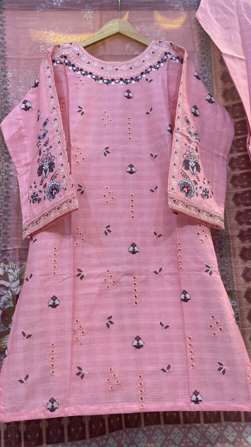 201 Original 3pcs Bin Saeed brand ready made suit - Image 6